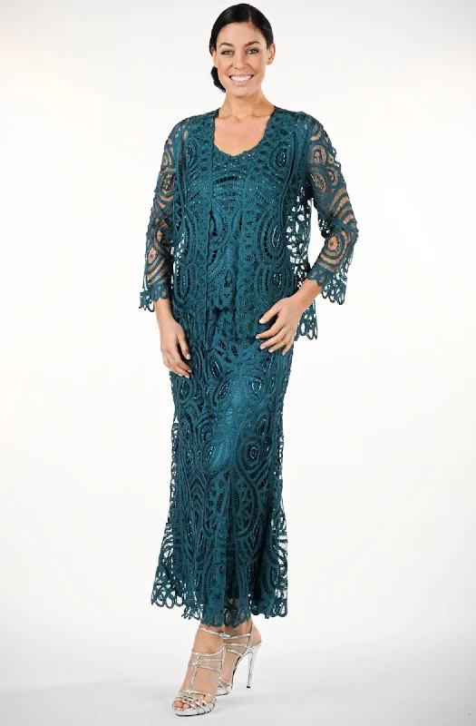 Soulmates - Three-Piece Crochet Paisley Lace Dress D7051SC